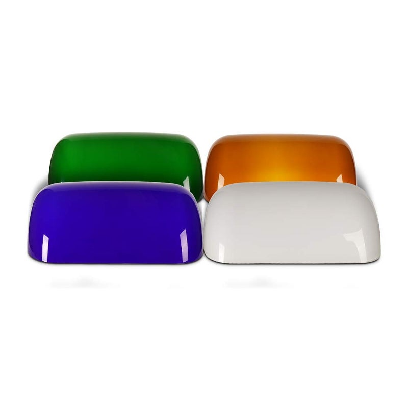 Newrays Green Glass Bankers Lamp Shade Replacement Cover,L8.85 W5.11 - Image 5